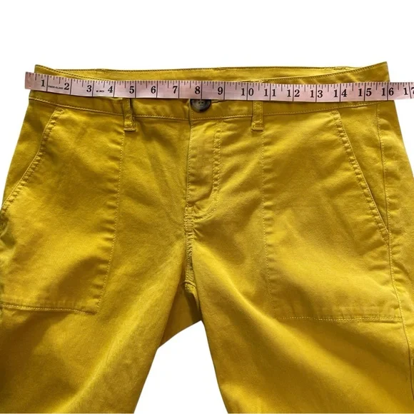 Cabi Marigold Yellow Utility Trousers Cargo Style Pants - Womens Size 6 - Picture 6 of 10